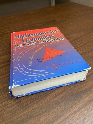 洋書 Mathematics for Economists Mathematics for Economists: An Integrated Approach