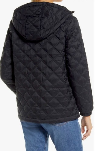 Madewell Airpuff Quilted Packable Puffer Black Jacket SIze XL - Bild 3 von 4