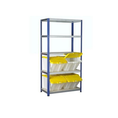 Multi Functional Container Kits with 5 Shelves and 4 Bins by Eco Rax - Imagen 5 de 5