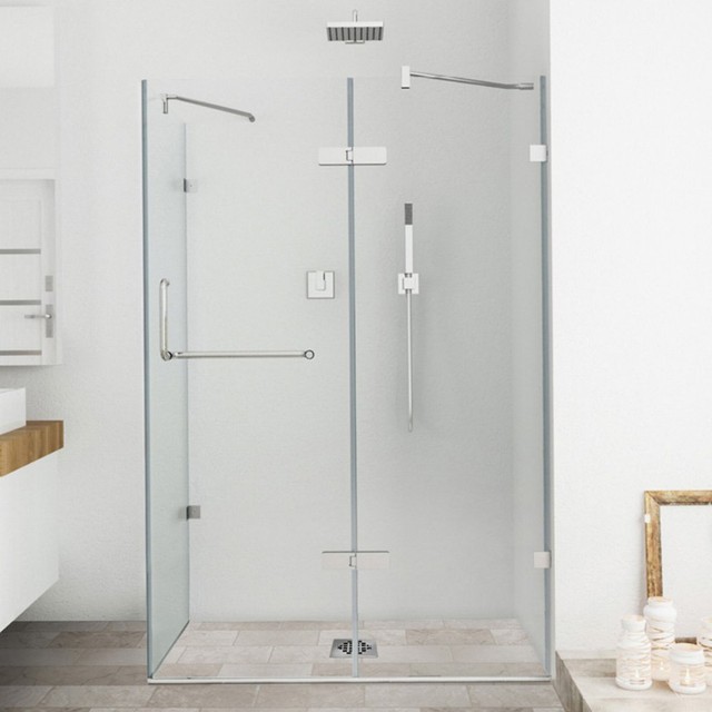 Vigo Vg6011chcl36 36 X 48 Frameless Clear Glass Shower Enclosure Clear Glass Shower Enclosure Chrome