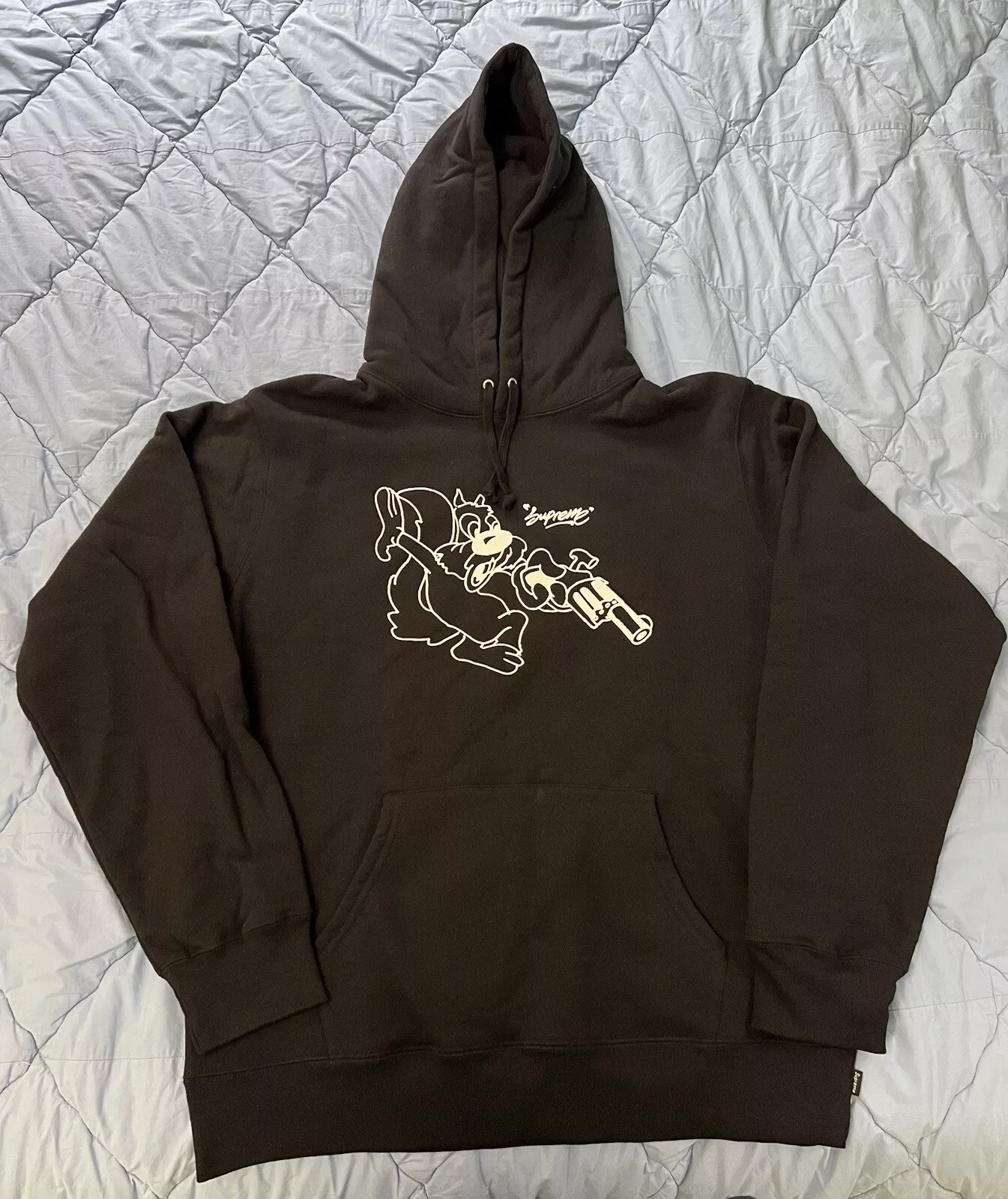 Sweat shirt à capuche Supreme Lee neuf taille grand noir SS18SW71 SS18