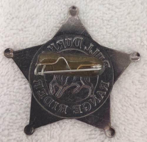 Bull Durham Range Rider Badge - Excellent Condition - Picture 2 of 3