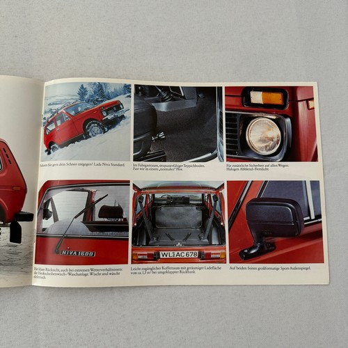 Lada Niva Car Sales Brochure Catalog Niva E Niva 5000 C 5000C GERMAN - Picture 6 of 10