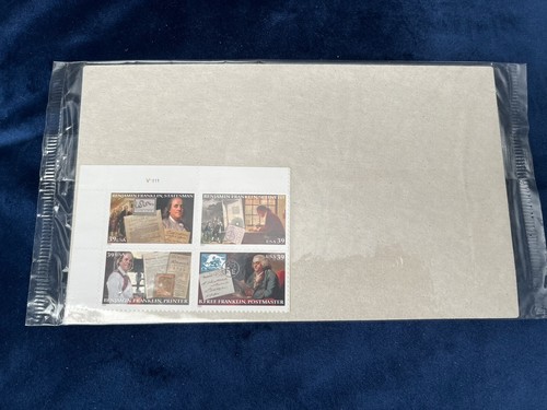 Block of 4 Ben Franklin U.S. Stamps (unopened)