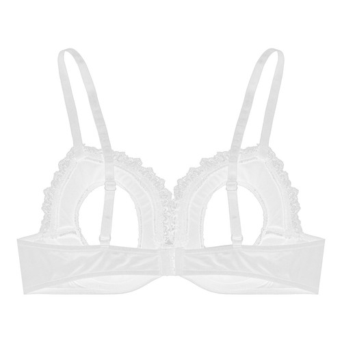 Damen Oberteile Bügel Büstenhalter Drahtlos BH Triangel Nachtwäsche Ausschnitt - Picture 29 of 41