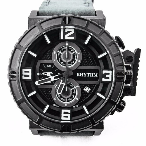 Rhythm I1401I03 Herren Chronograph Uhr 45,5x53,5mm Edelstahlgehäuse 10 ATM - Bild 4 von 9