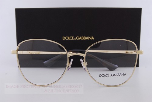 Brandneu Dolce & Gabbana Brillengestell DG 1355 1365 Gold für Frauen 55 mm - Bild 3 von 7