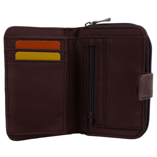 Cartera/cartera de cuero Lorenz para damas con cremallera alrededor con bolsa de regalo gratis - Imagen 3 de 40