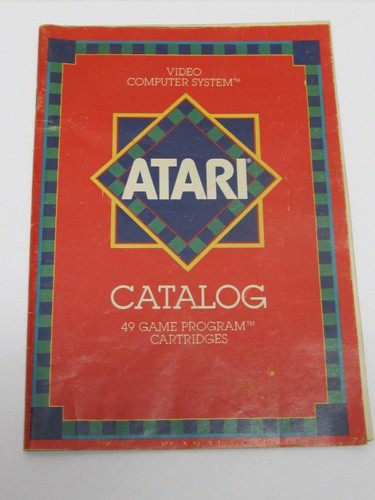 1982 ATARI 2600 VANGUARD INSTRUCTION MANUAL & 1982 ATARI GAME CARTRIDGE CATALOG - Picture 2 of 12