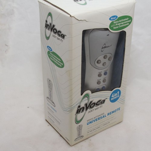 inVoca Voice Activated Universal Remote (4 in 1) - NIB - Imagen 7 de 8