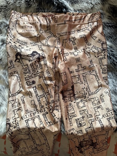 Blackmilk Leggings Marauders Map Harry Potter XL - Picture 3 of 3