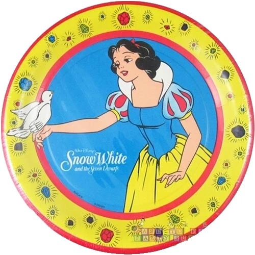 Disney White Birthday Party Tableware & Serveware
