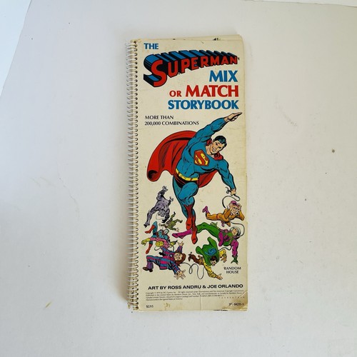 Vintage Random House - Superman Mix or Match Storybook - 1979 DC Superhero - Bild 1 von 12