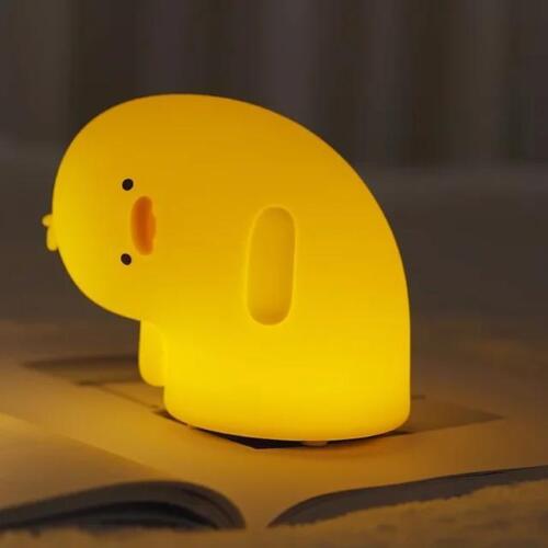 Lámpara de Mesa LED Silicona Pato Táctil Multicolor Moderna Portátil USB Medio Decoración - Imagen 30 de 30