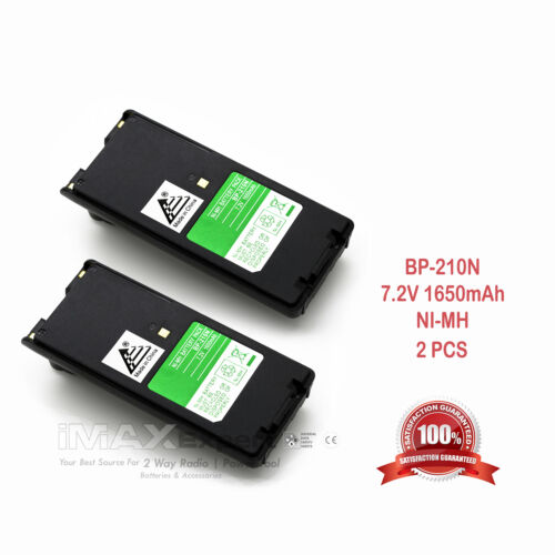 2x 7.2V 1650mAh NiMh battery for Icom BP-209, BP-210, BP-222, BP-209N, BP-210N - Picture 6 of 6