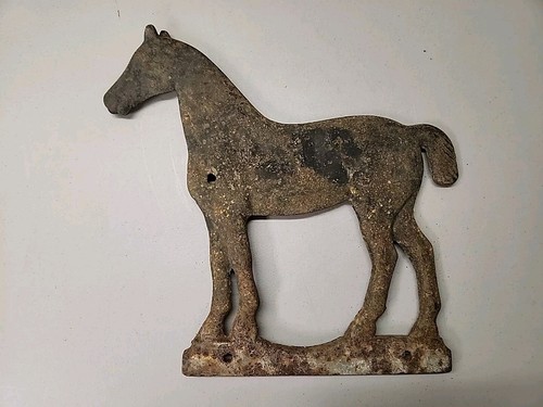 Dempster Cast Iron Horse Windmill Weight Short Tail - Picture 2 of 8