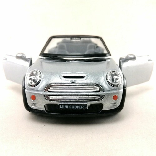 Mini Cooper S Convertible, Kinsmart, Diecast Model Toy Car, 4 Colors,  5'', 1:28 - Picture 47 of 50