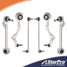 6pc Front Lower Control Arm Ball Joint Sway Bar For 2008-2014 BMW 128i 135i 323i
