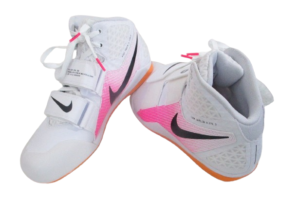 NEW Nike Zoom Javelin Elite 3 Throwing Spikes Shoes 10 White/Laser