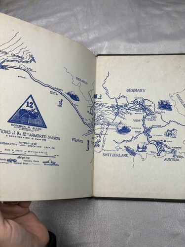 Hellcats 12th Armored Division 1942-45 WWII 1982 Hardcover  - Bild 11 von 11