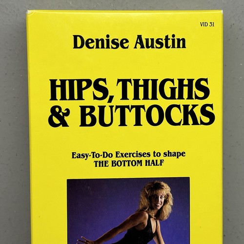 Denise Austin Hips Thighs Buttocks VHS 1987 Video Tape ESPN Fitness Exercise VTG - Imagen 2 de 14