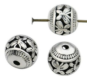 10-20Pcs-Tibetan-Silver-Loose-Ball-Charm-Spacer-Beads-Jewelry-Making-DIY-8mm