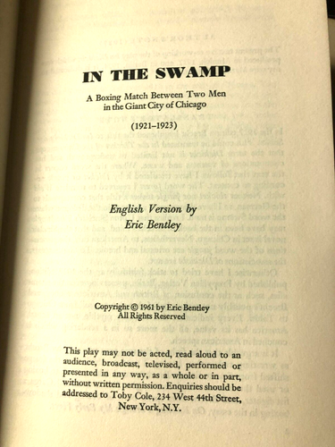 RARE! Seven Plays by Bertolt Brecht 1st Edition (1961) GREAT HC w/DJ 6th print - Picture 7 of 9