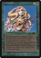 Titania's Song x1 - Antiquities - U35 -  EX/NM - MTG - 4RCards