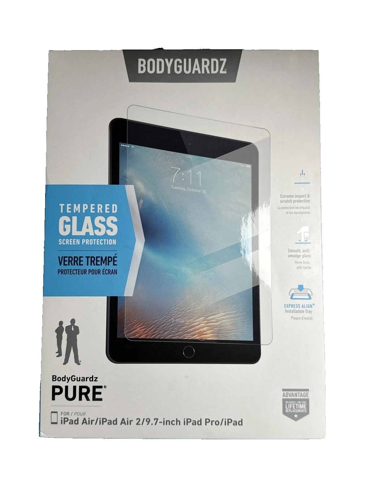 BodyGuardz Tempered Glass Tablet & eReader Screen Protectors for LG