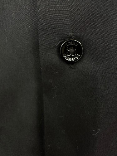 Louis Vuitton Uniforms Mens Black Cotton Collared DNA Dress Shirt Size 39 NIP - Picture 3 of 14