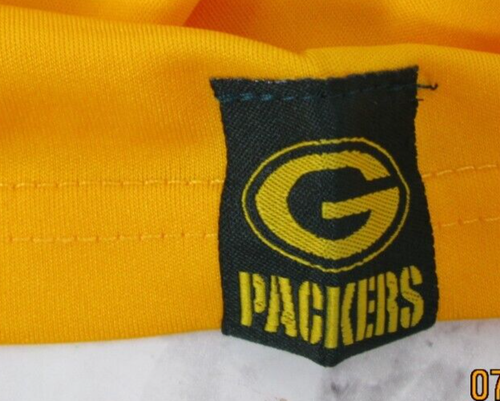 NFL Team Apparel Green Bay Packers Dri-Fit Yellow T-Shirt Sz Small CL93 - Picture 7 of 7