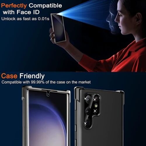 For Samsung Galaxy S23 Ultra Screen Protector/Camera Lens Film 3+3 - Picture 3 of 19