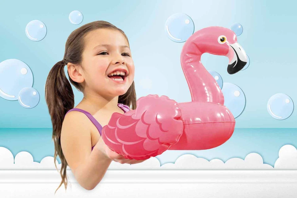 Wasserspielzeug Badespielzeug Intex aufblasbar f. Pool Flamingo Ente Wal Fisch - Bild 3 von 4