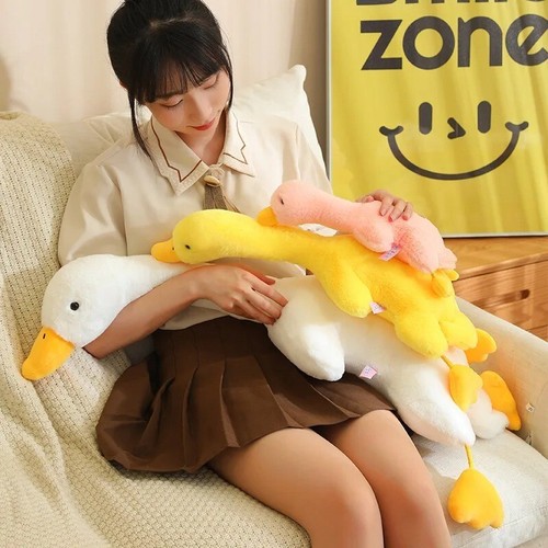 Juguetes de peluche Screaming Duck rosa 22 pulgadas muñeco esponjoso para niños pequeños - Imagen 4 de 6