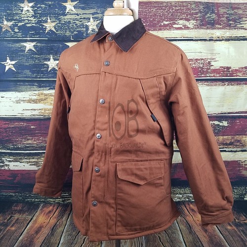 Wyoming Traders Mens Canvas Fleece Lined Cowboy Western Ranch Oversized Coat - Picture 12 of 19