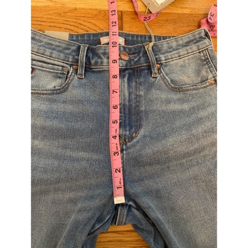 Neu mit Etikett Dear John Frankie Straight Damenjeans helle Waschung roher Saum Größe 27 - Bild 8 von 9