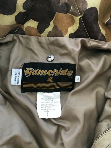Vintage Gamehide Waterproof Camo Camouflage Hunting Men's Parka Jacket L - Bild 3 von 12