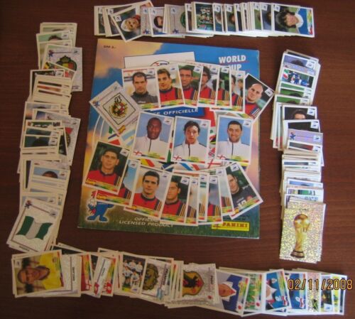 PANINI WC France 98 stickers cut out perfect condition for user dunboy33 ONLY