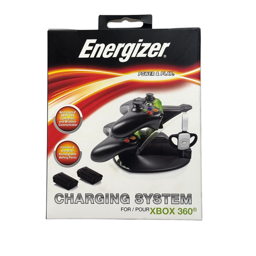 Energizer Power & Play Charging System For Xbox 360 Controllers Brand New/Sealed - Picture 3 of 7