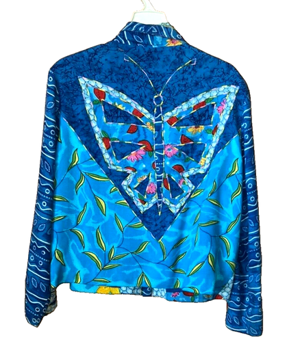 Fabulous SANDY STARKMAN" Butterfly Design Womens Jacket, S - Picture 2 of 14