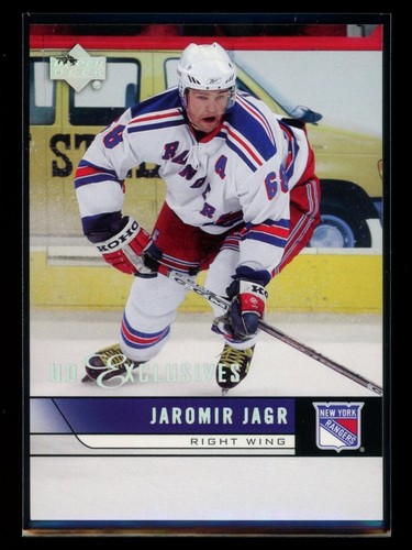 Jaromir Jagr #128 UD 2006-07 cubierta superior exclusiva #84/100 - Imagen 1 de 3