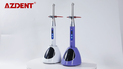 Dental Cordless LED Curing Light 2400mW/cm² 1s Cure Rechargeable 5W Blue Light - Video 1 of 1