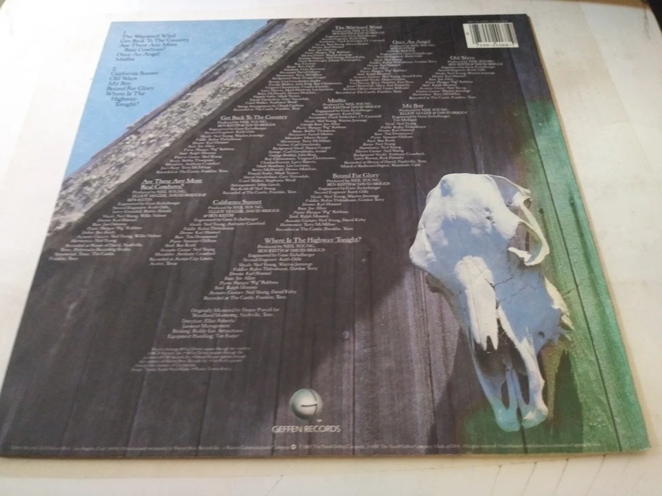Neil Young - Old Ways VG++ Original Press Geffen GHS-24068 LP Record 1985 ROCK - Image 2 of 4
