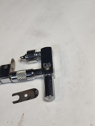 Vintage E&S Watchmakers Pivot Polisher and Straightener Ruby Pivot Hole Clear - Picture 2 of 10