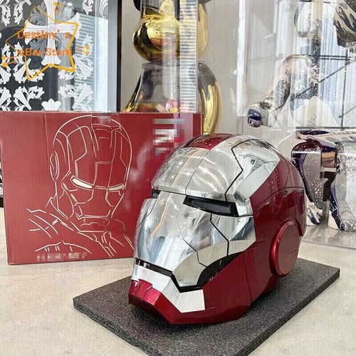 US Stock AUTOKING Iron Man MK5 1:1 Helmet Wearable Voice-controlled Cosplay Prop - Picture 2 of 20