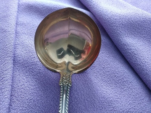 Gorrham Buttercup sterling silver Ladle With GOLD Wash 7 1/8" - Picture 9 of 10