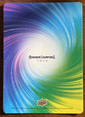 2021 Goodwin Champions Playing Cards - Chelonia Turtle - 5 Hearts - Picture 2 of 2