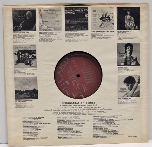 Touchdown, U.S.A. "The Big Ten" 1968 Vanguard VRS 9095 Vinyl LP Univ of Michigan - Picture 4 of 7