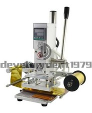Hot Foil Leather Embossing Stamping Machine 10*13CM 110V Notebook Paper Bronzing
