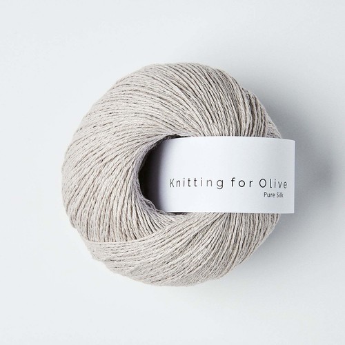 Knitting for Olive PURE SILK bourette silk yarn 50g / 1.8 oz - 250 m / 273 yards - Picture 7 of 40